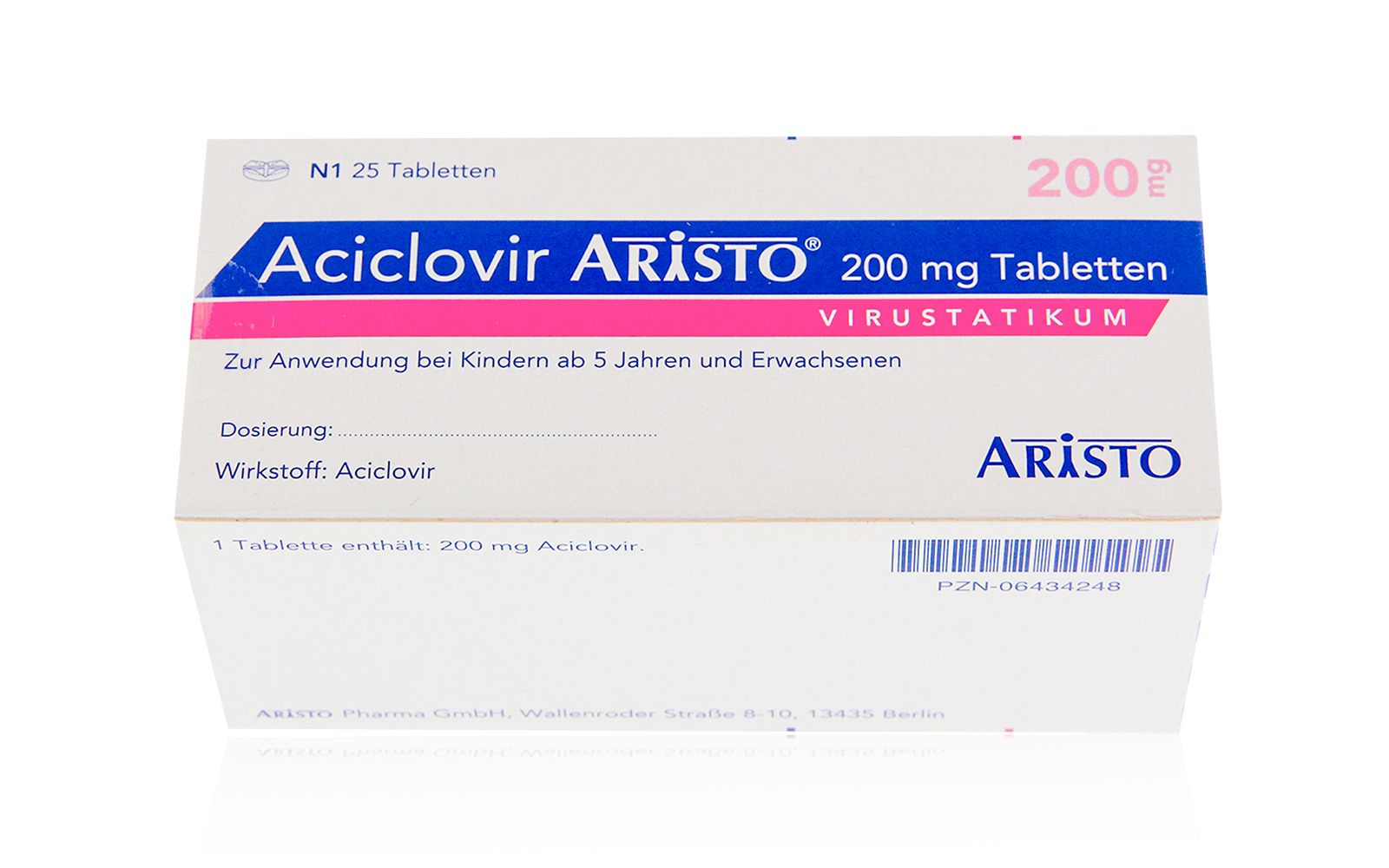 Aciclovir (Cymex Ultra, Virasorb)